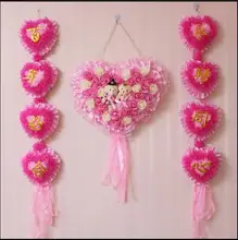 Bridal room layout wedding accessories romantic creative hang a wedding bedroom decoration la gauze mantle flower ball Bridal room layout wedding accessories romantic creative hang a wedding bedroom decoration la gauze mantle flower ball