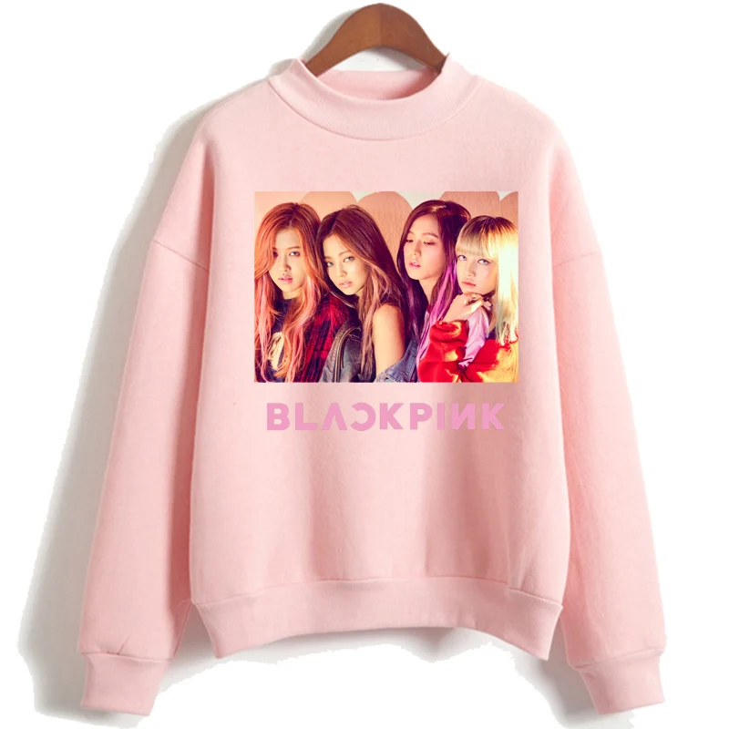

BLACKPINK Jennie Jisoo Lisa Rose Pullover Sweatshirt Korea fashion hoodie