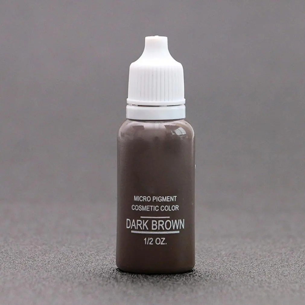 

New Tattoo Ink Professional Permanent Pigment Eyeliner 1/2 oz 15ML 1 Piece Dark Brown