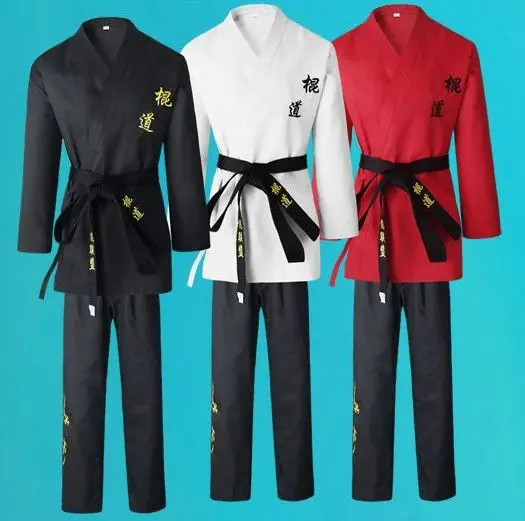 Унисекс Вышивка JKD костюм Jeet kune do форма для боевых искусств одежда кунг фу nunchakus