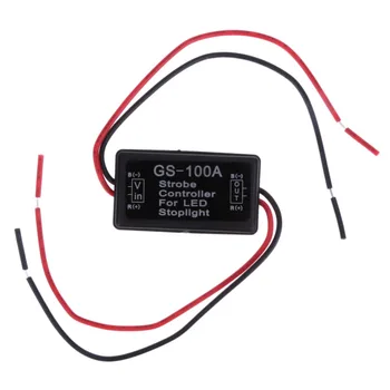 

Newest Flash Strobe Controller Flasher Module For Flashing LED Back Rear Brake Stop Light Lamp 12--24V Car Accessories