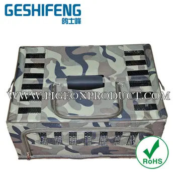 

6pcs free shipping 50cm Foldable metal with canvas transprtation cage