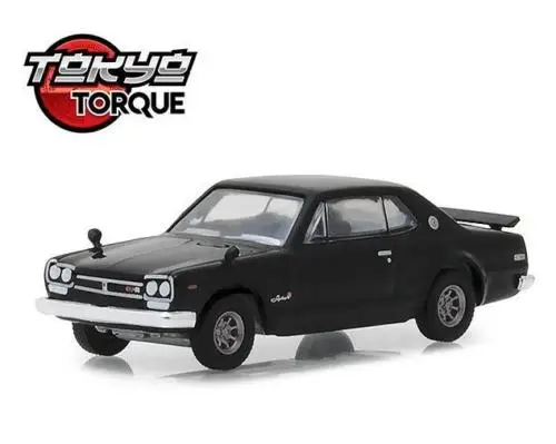 Зеленый свет 1: 64 1971 Nissan Skyline 2000 GT-R сплав игрушечный автомобиль игрушки для детей литья под давлением модели автомобиля подарок на день рождения