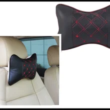 Автомобильная форма подголовник сиденья шеи Кожа универсальная «дышащая» подушка для Lexus UX RC ES RX NX LS LF-1 LC CT IS LX GS LF-SA