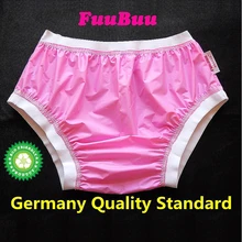 Freies Verschiffen FUUBUU2207-Pink-S-1PCS ABDL Breite elastische hosen erwachsene windeln nicht einweg windel kunststoff windel hosen