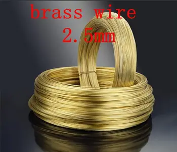 

2.5mmX3meters Brass H62 copper wire Brass wire Brass rod 1 mm to 5 mm