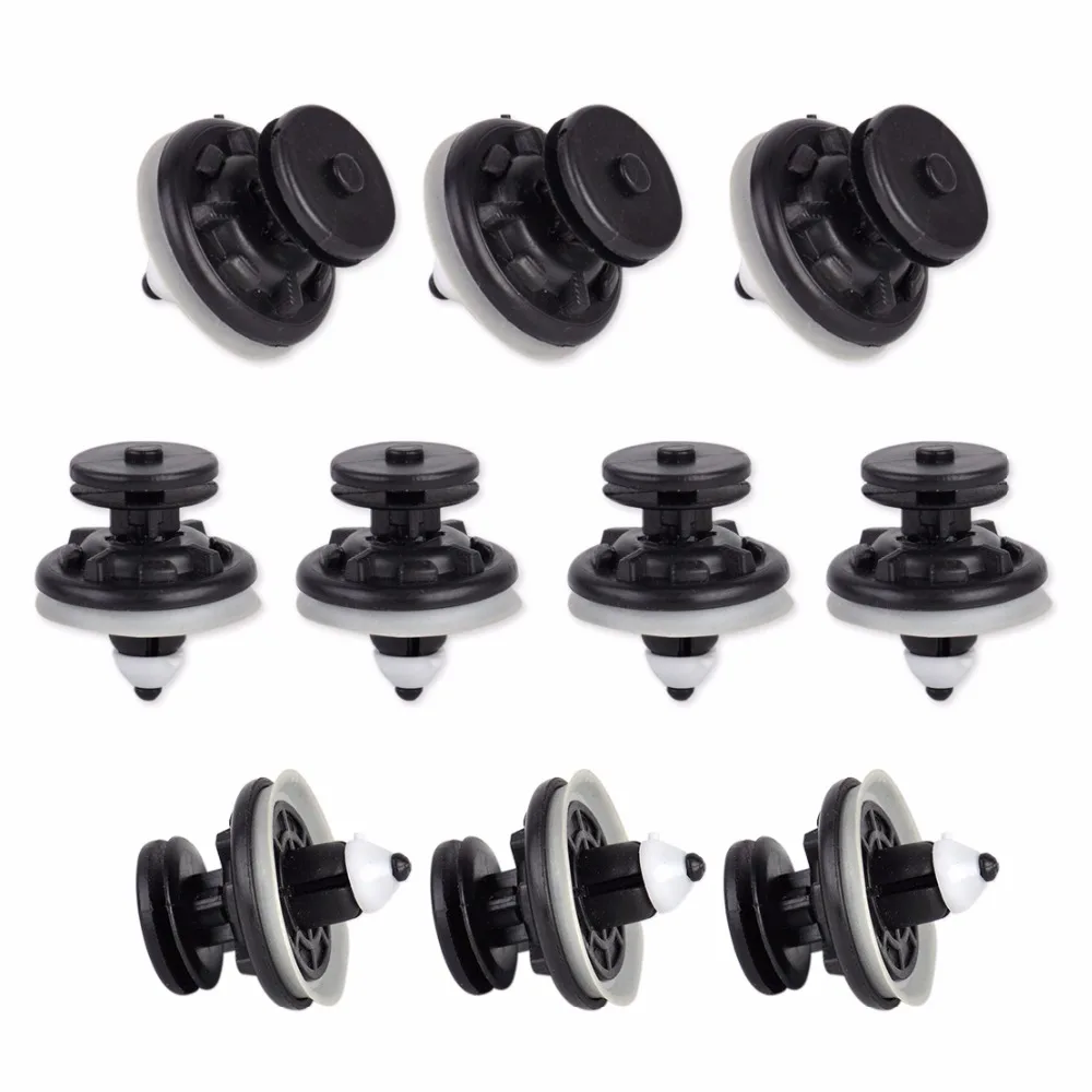DWCX 10 шт. фиксатор панели пуш типа с упаковщиком 6Q0 868 243 для VW Golf Jetta Tiguan Passat 2004 2010 2011