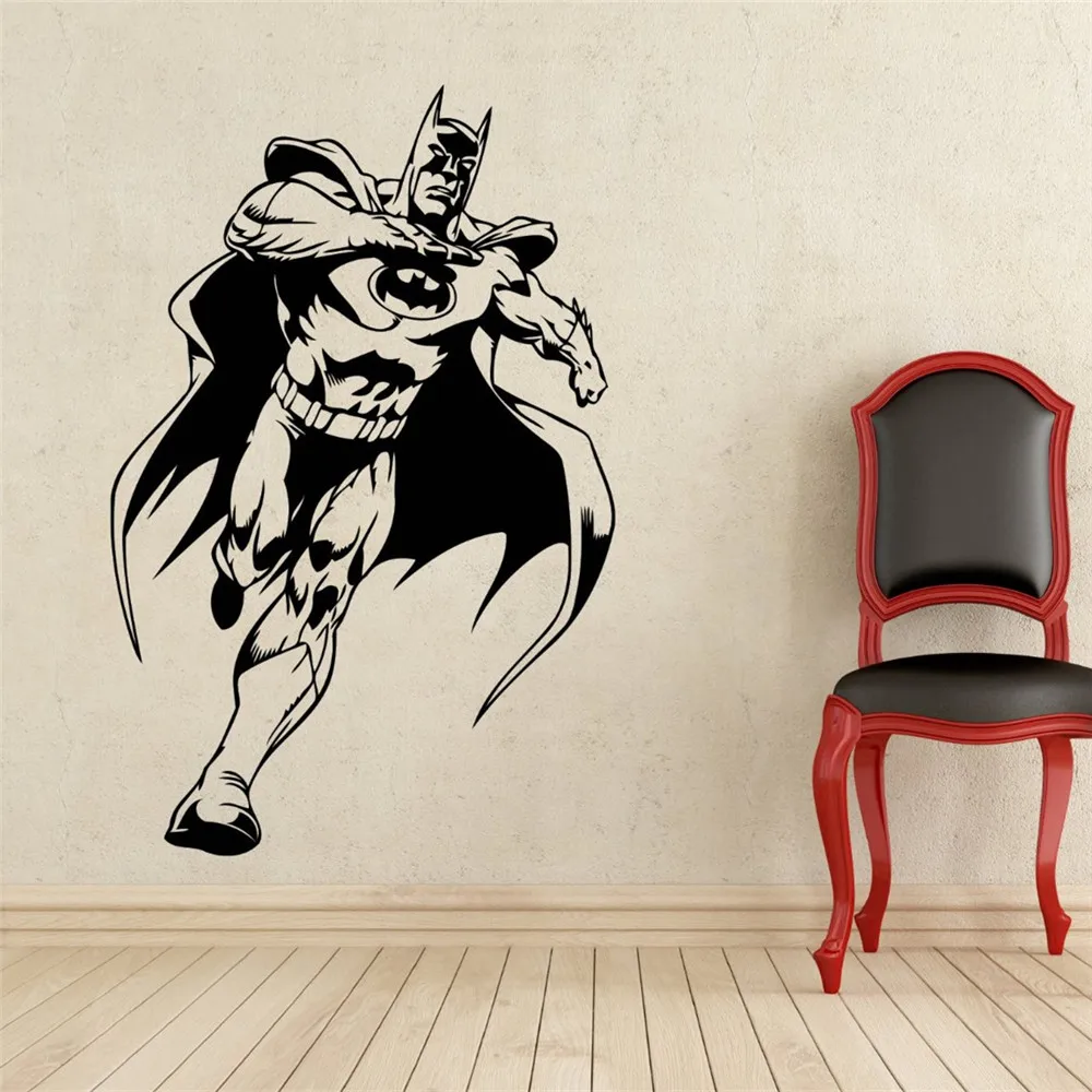 Comics Art Batman Wall Decal Superhero Sticker home decoration Any Room