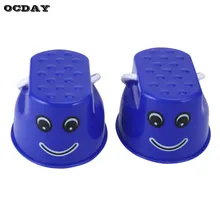 OCDAY 1 пара 7 цветов Walk Stilt игрушка для прыжков пластиковая улыбающаяся мордочка для детей на открытом воздухе веселый спортивный баланс тренировочная игрушка лучший подарок
