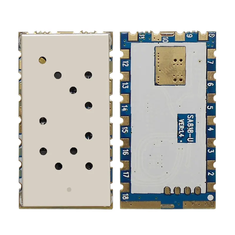 2pcs / lot - New generation walkie talkie module SA818 with UHF 400 ~ 480 MHz / VHF 134 ~ 174MHz audio module RDA1846S chip
