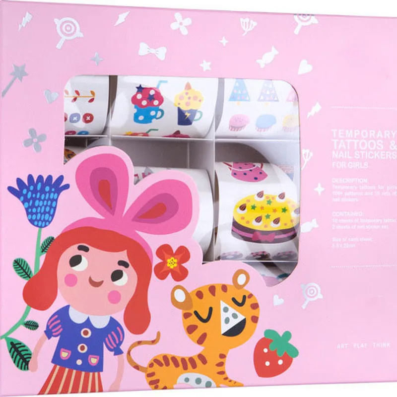 Children's Stickers Stickers Book Baby Paste Paper Boy Girl Waterproof Nail Stickers Tattoo Stickers Set Children's Toys Gifts Children's Stickers Stickers Book Baby Paste Paper Boy Girl Waterproof Nail Stickers Tattoo Stickers Set Children's Toys Gifts