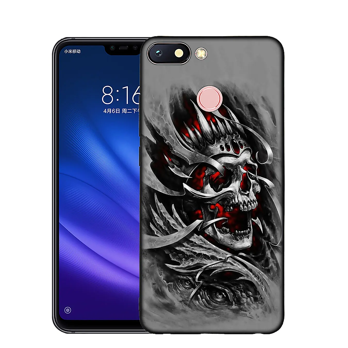 Мягкий силиконовый чехол Grim Reaper Skull Skeleton для Xiaomi Mi 10 9 8 A3 A2 9T Pro Lite SE A1 CC9 CC9E 5X
