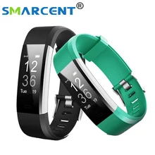 Smarcent ID115HR плюс умный браслет спортивные сердечного ритма Смарт Браслет Фитнес трекер умный Браслет Смарт часы для IOS Android