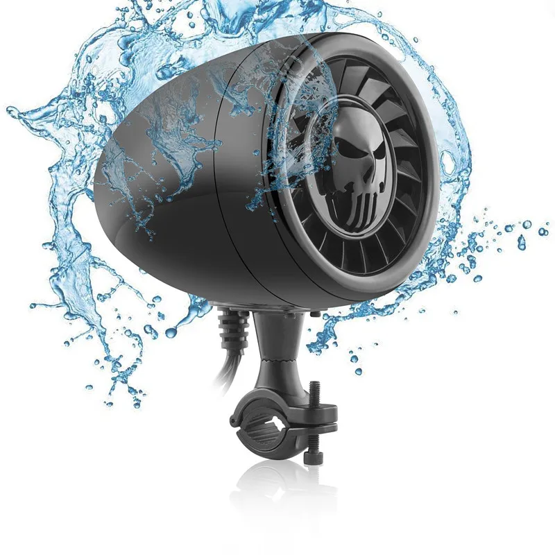 

5 Inch Motorcycle Bluetooth Speaker Waterproof ATV/UTV/Harley Music Audio Sound System Player AUX MP3