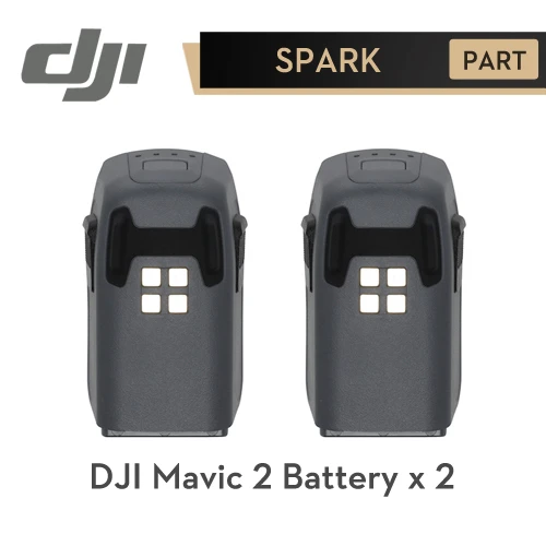 DJI Spark Батарея Интеллектуальный полета Baterie для искры оригинальные аксессуары часть(1480 мАч/11,4 В - Цвет: 2 pieces