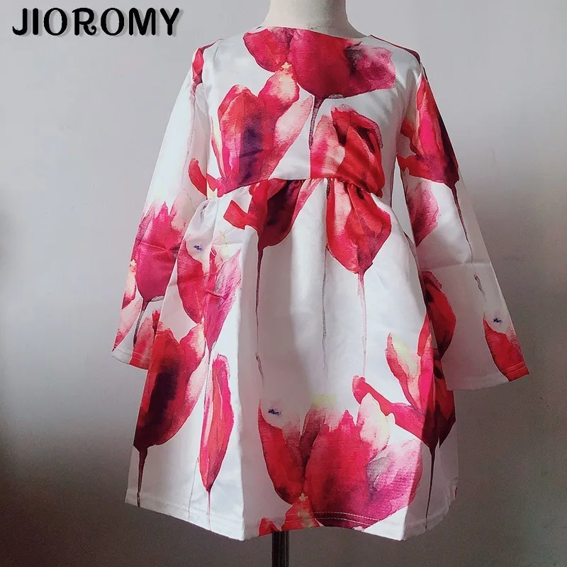 

JIOROMY 2019 new spring and summer casual fashion flower dress k1