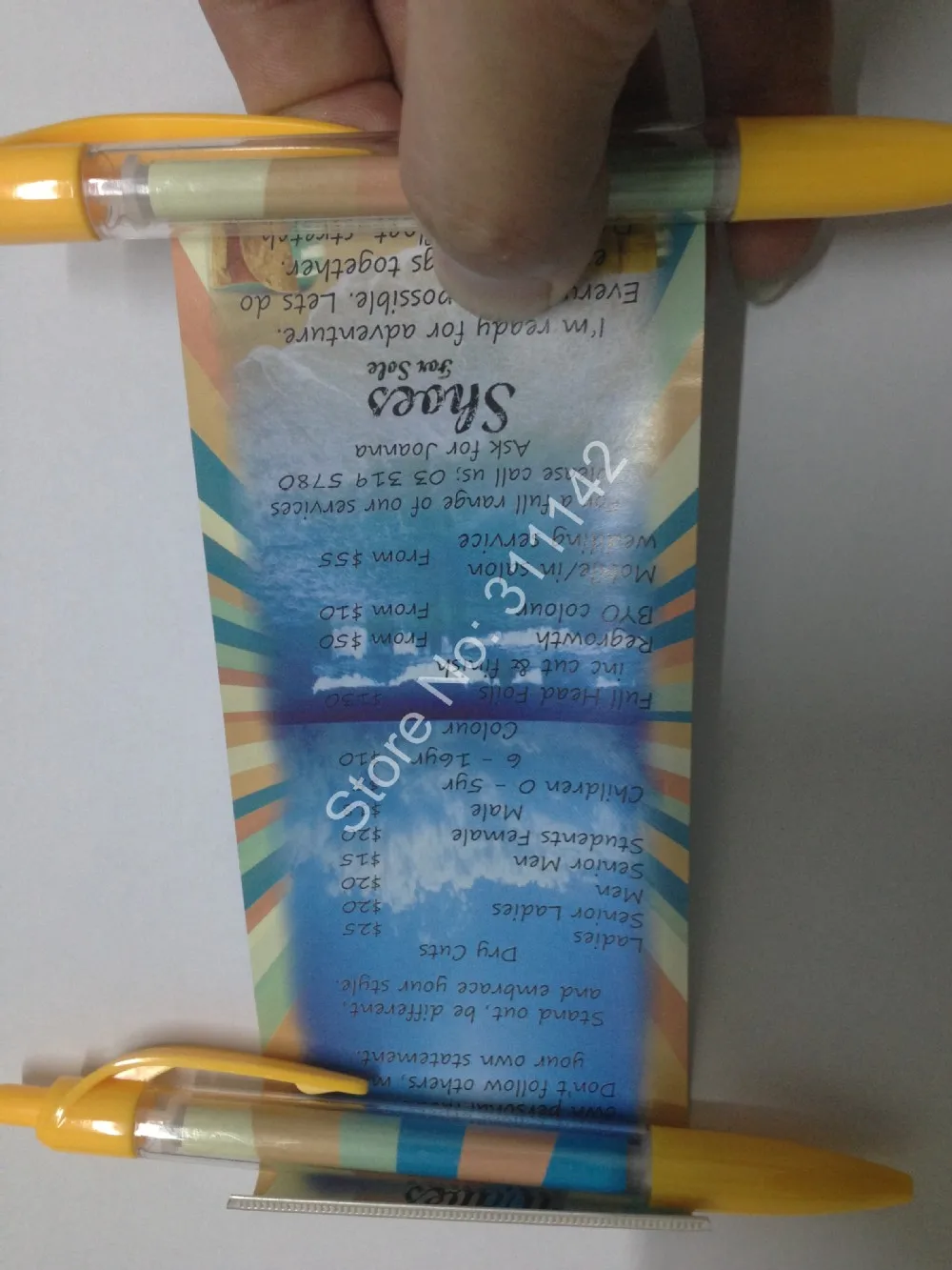 Заводской баннер ручка на заказ рекламный флаг ручка с рулонной бумаги выдвижная ручка