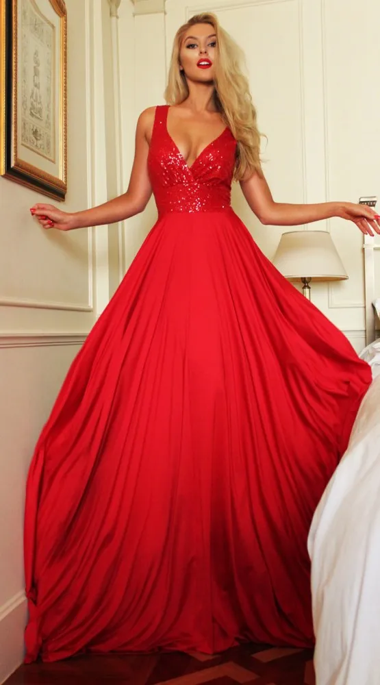 prom-dresses-NEW-A-Line-V-Neck-Sleeveless-Red-Sequin-Prom-Dresses-Pageant-Dress-Party-Evening