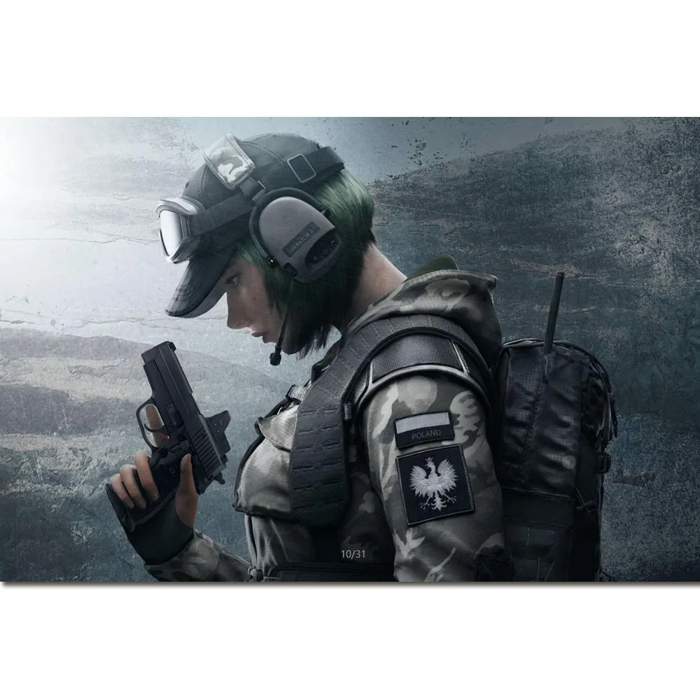 Rainbow Six Siege Video Game Art Silk Poster Print 30x45cm 60x90cm Movie Pictures Living Room Decor | Дом и сад