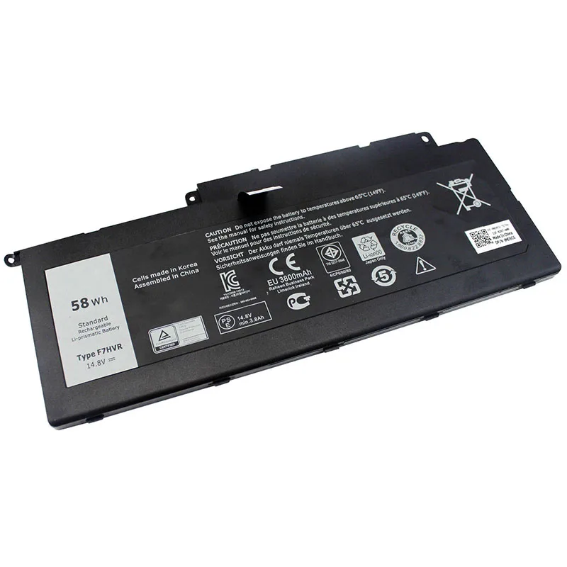 Аккумулятор для ноутбука Dell Inspiron 15 15r 14 8 17 5545 7537 7737 7000 7746 Series 7XINbox 58Wh 7437 V F7HVR G4YJM 062VNH