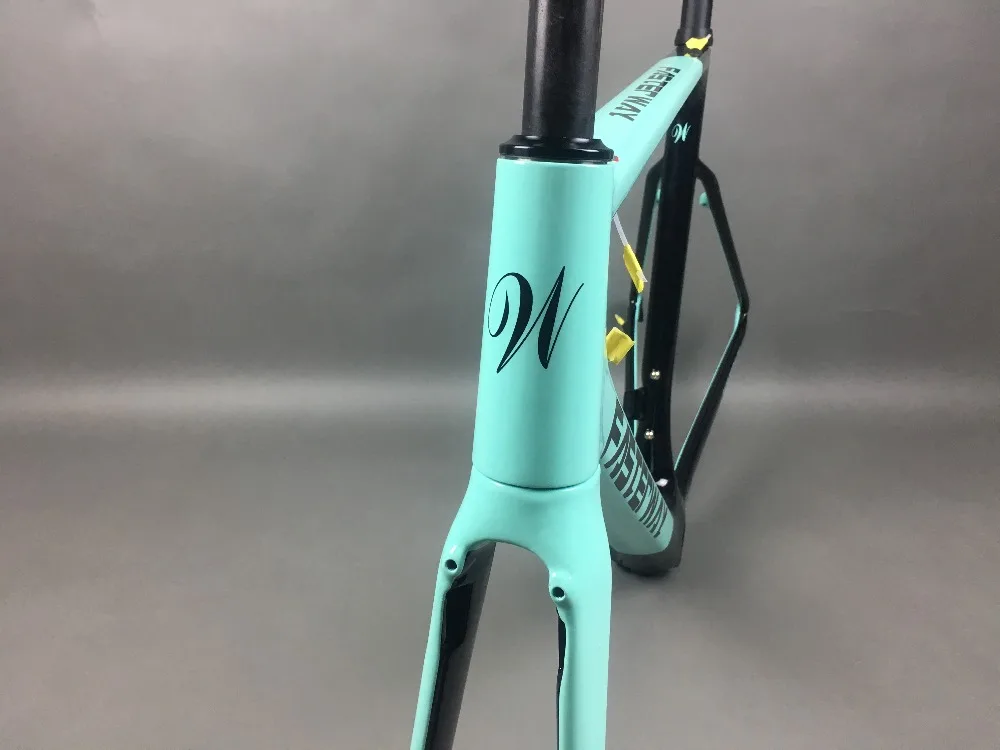 Cheap 2019 design super light FASTERWAY classic carbon road frameset D Brake carbon bike frame:Frameset+Seatpost+Fork+Clamp+Headset 29