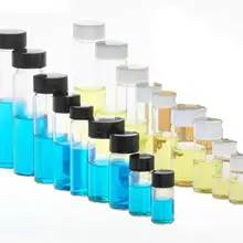 3 мл/5 мл/10 мл/15 мл/20 мл/30 мл/40 мл/50 мл прозрачное уплотнение стекла флакон для реагента образцы флаконов пластиковая крышка винтовая крышка