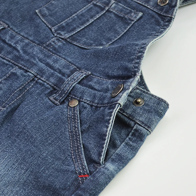 HSID1701011-6Baby Shorts Denim Jeans Short Pants Jumpsuit Suspender Kids Rompers Playsuit Pocket Straps Patchwork Outfit Child Clothes 