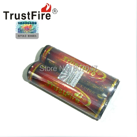 2 шт./лот Trustfire 18650 литий-ионная аккумуляторная батарея 3,7 v 3000 mAh для фонарика