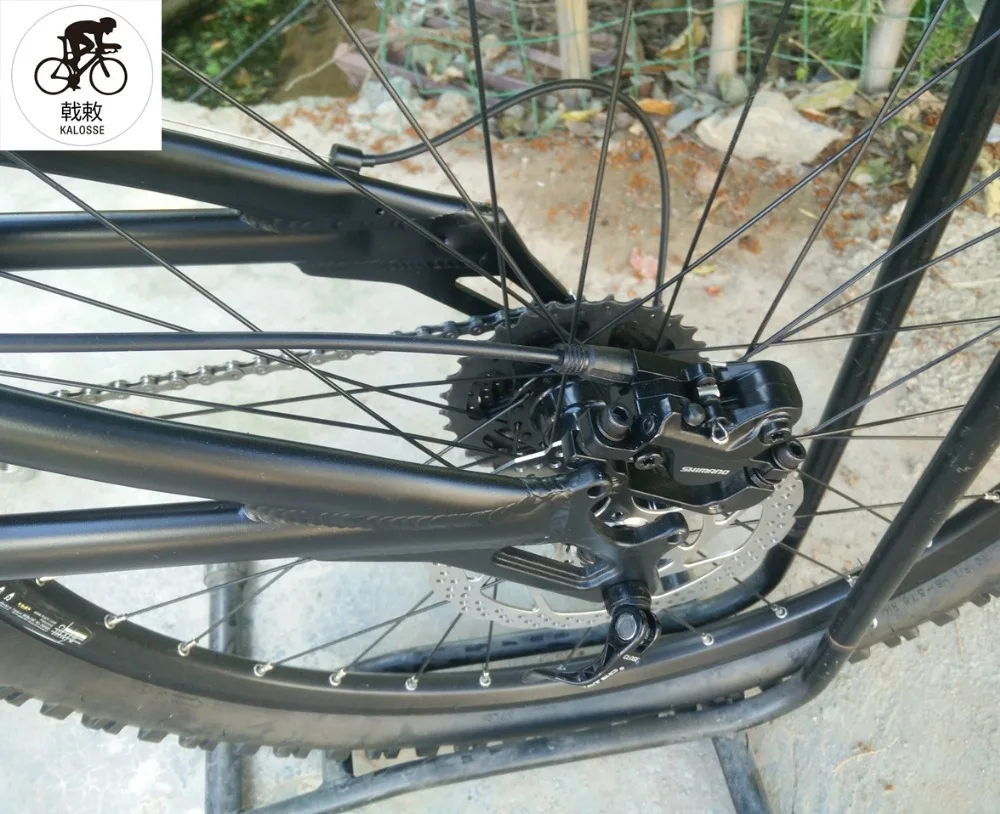 Best Kalosse  full suspension bicycle  30  speed Hydraulic brakes   M610   mountain bicycle Downhill DH mountain bike 26*2.35inch 18