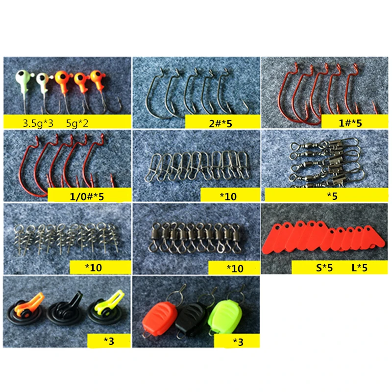 128 шт./лот Всевышний рок рыболовные аксессуары для приманки кривошипный крючок пуля медная свинцовая головка тройной крючок Техасская рыболовная группа