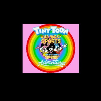 

Tiny Toon Adventures - Wild & Wacky Sports 16 bit Big Gray Game Card For NTSC Game Player Drop Shipping