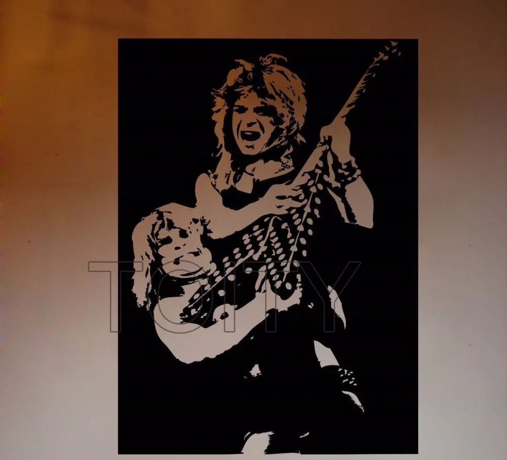 

Ozzy Osbourne and Randy Rhoads Wall Sticker Metal Music Vinyl Decal Art Decor Music Home Interior Room Retro Mural Design