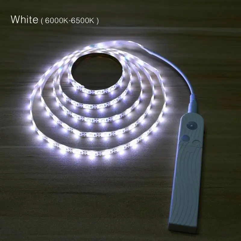 Wireless Motion Sensor LED Strip Battery Powered Waterproof Strip Lamp Under Bed Light For Closet, Wardrobe, Cabinet, Stairs (3)