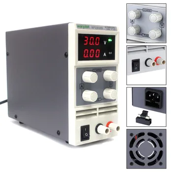 

NPS3010W DC Power Supply 30V 10A Display Adjustable Digital Switching Power Supply Voltage Regulator 3 Digits Laboratory Repair