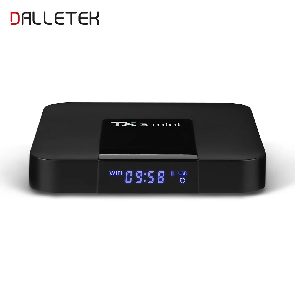 Tx3 Mini Smart Android 7,1 Tv Box 1 Gb 8 Gb 2 Gb 16 Gb четырехъядерный Amlogic S905W H.265 2,4 ГГц Wi-Fi Media Player Декодер каналов кабельного телевидения Tv 4 K