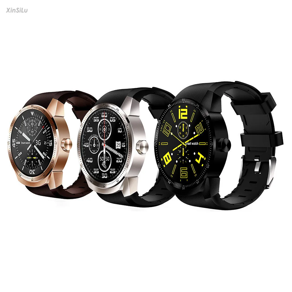 

IPS Screen 1.3 inch Bluetooth 3G Android Smart Watch SIM Phone GPS 4GB Dual Core XinSiLu