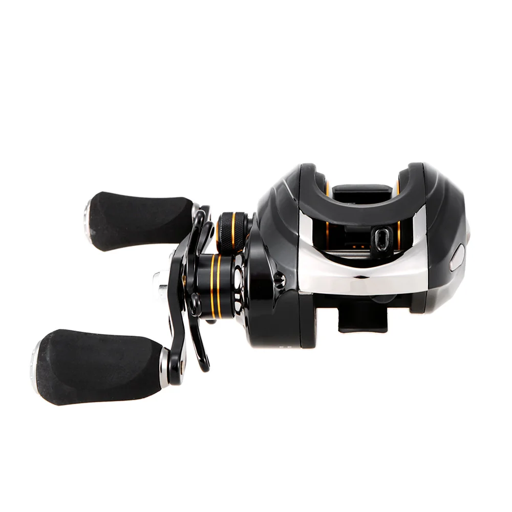 Rolamentos de Esferas Carretel de Arremesso Pesca da Carpa 12 + 1 Sistema Freio Magnético Relação Engrenagem Isca Fundição Carretel Pesca 6.3: 1 4 Cheap Carretilhas de pesca