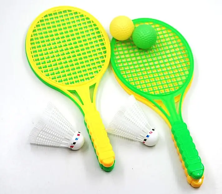 2 комплекта пляжных теннисных ракеток для детей, двойной набор теннисных ракеток для спорта на открытом воздухе, мини ракетка для бадминтона для детей, Пляжная стойка YJN