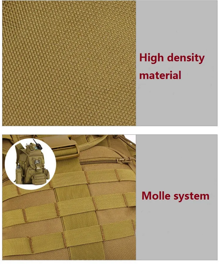 Тактический охотничий рюкзак Molle, походная сумка, Рюкзаки большой емкости, армейский военный страйкбольный рюкзак, аксессуары