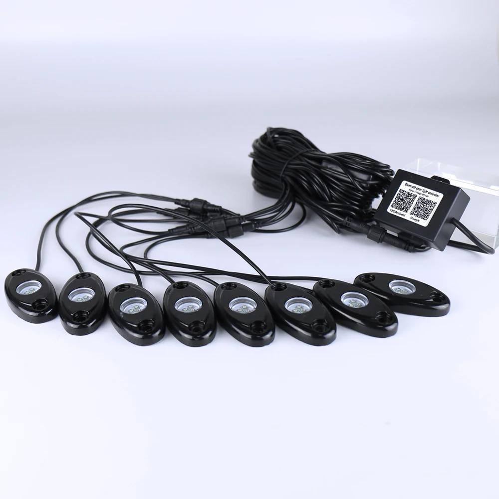 led light atmosphere Lights red blue yellow white green