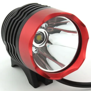 

2 in 1 1800 Lumens XM-L T6 LED Bicycle Bike Light Headlight headlamp Light Flashlight + Battery 6400mah & Charger