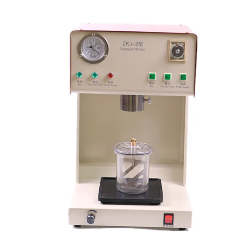 Dental laboraotry equipment dental vacuum mixer with outer pump to mix
