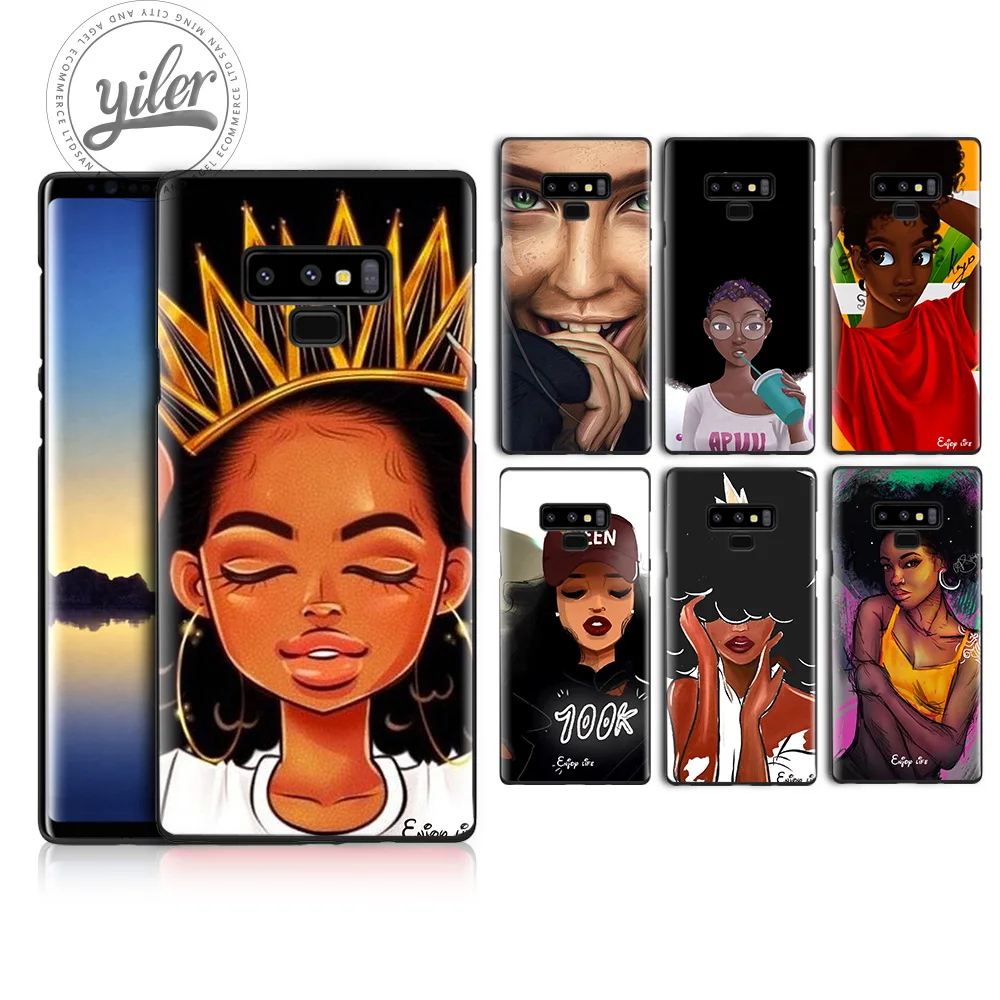 

New Personalized Black girls For Samsung Galaxy Note 9 case Fashion Girls for case Samsung Galaxy A8 A7 2018 Note 9 8 A50 A530