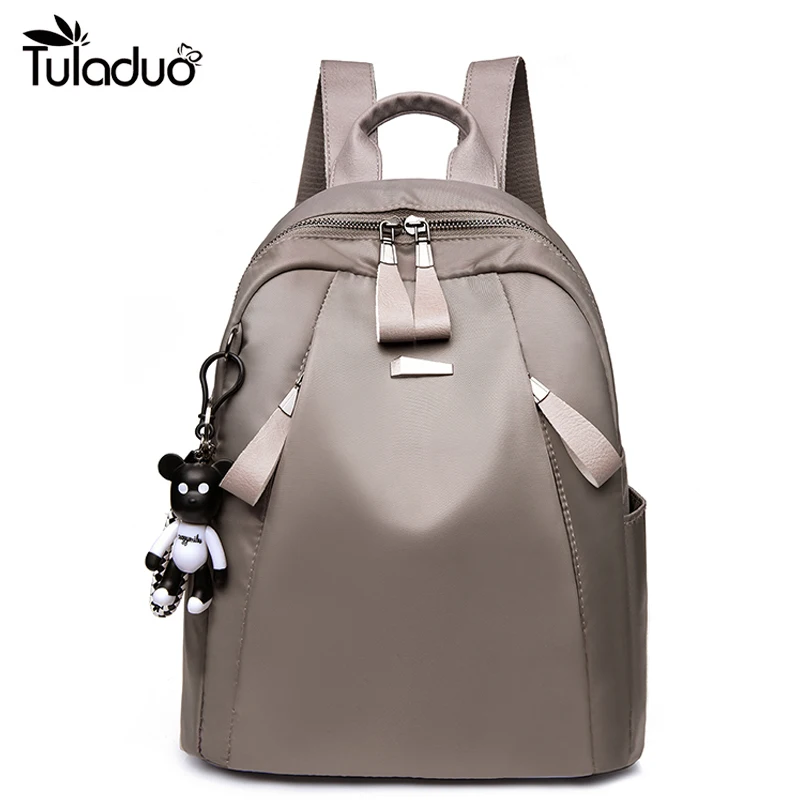 

Bear Daypack Girls Daily Simple Schoolbag For Teenagers Boys Oxford Women Backpack Vintage Mochila Casual Rucksack Travel Bag