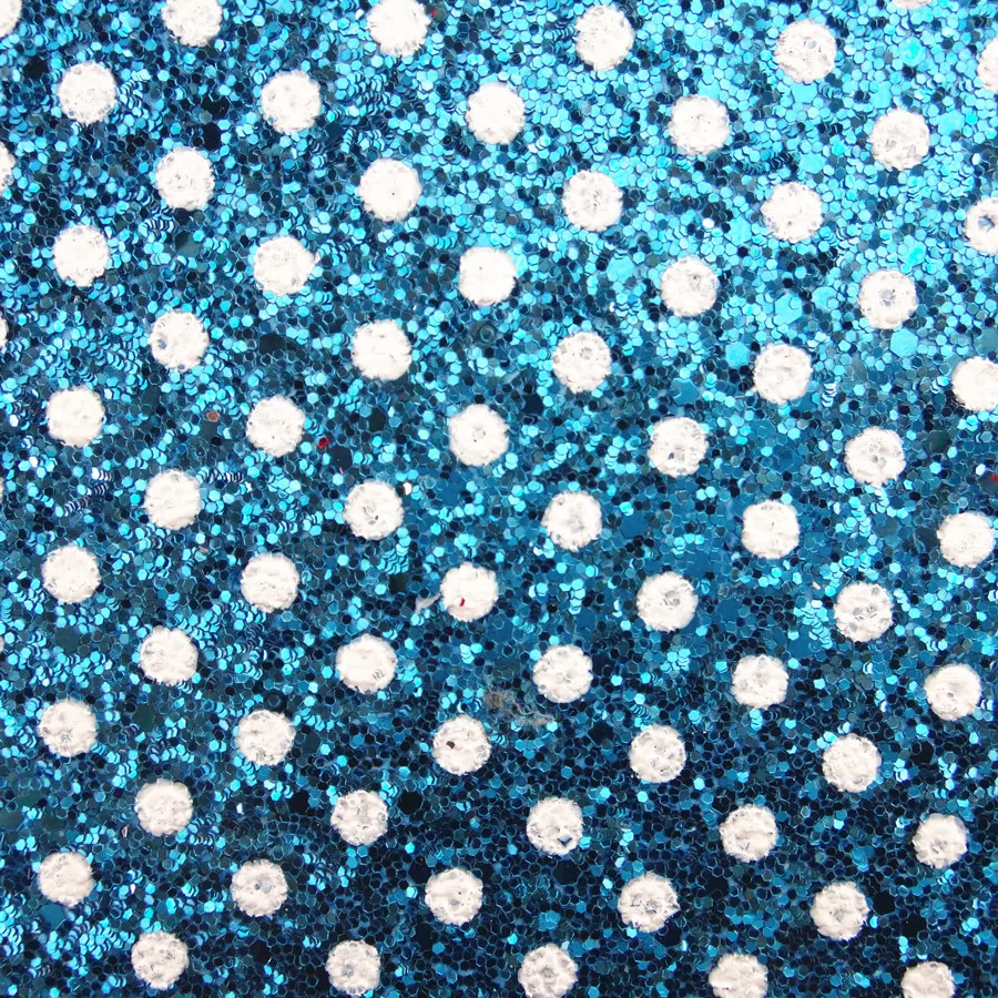 20CM*34CM Polka Dots Glitter Fabric Faux Leather Sheets For Bows Handmade Decoration Crafts Materials Bag Shoes Accessories