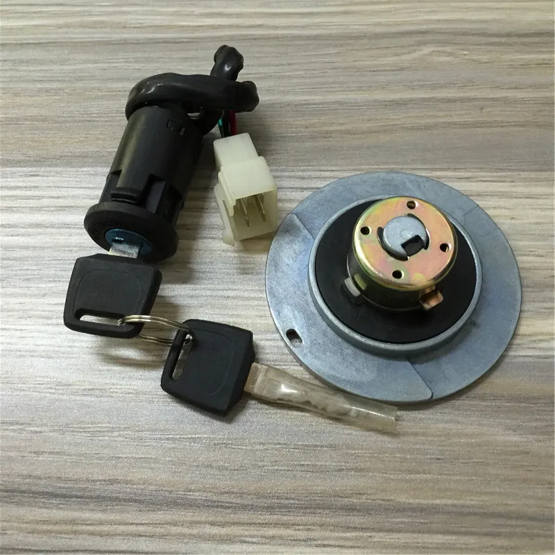 Starpad para Acessórios da Motocicleta para Grandes Tanque de Tanque de Ferro com Chave Bezerros Praia Bloqueio Duplo Aberto um 5 motorcycle tank lock
