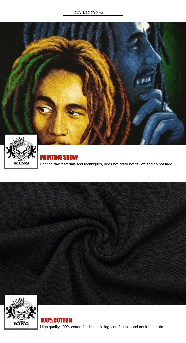 Мужская/Женская футболка из хлопка Bob marley, рок футболка, летняя повседневная футболка, Мужская однотонная черная футболка в стиле хип-хоп, мужские топы, свободная футболка s