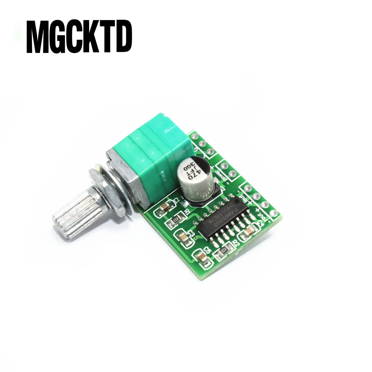 

PAM8403 mini 5V digital amplifier board with switch potentiometer can be USB powered