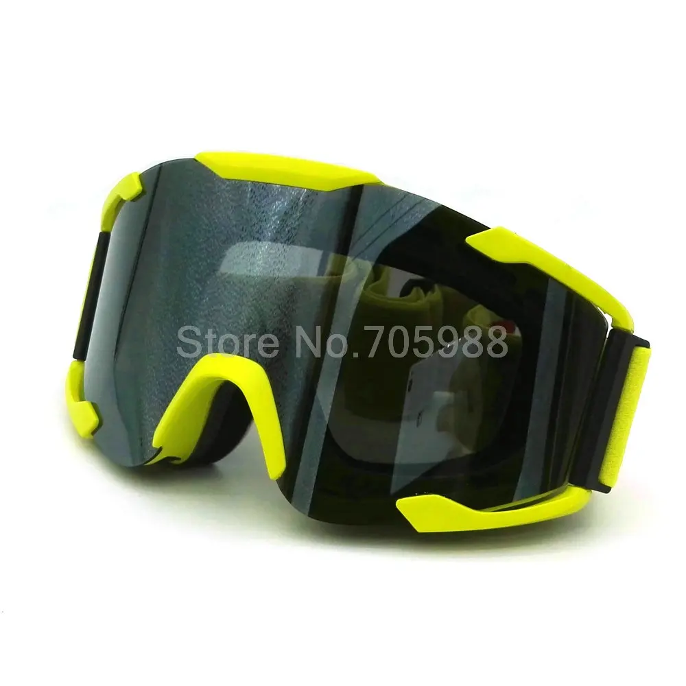 100/% Racecraft Adult Replacement Lens MotoX Motorcycle Eyewear Accessories Silver Mirror//Smoke Anti-Fog One Size