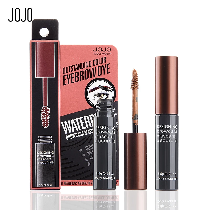 

Brand JOJO Waterproof Eyebrow Tint Cream Cosmetics Brown Black Semi-permanent Eyes Makeup Eye Brow Enhancer Long Lasting Makeup